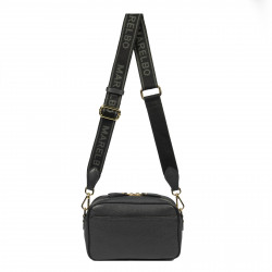 Damenschultertasche 006g schwarz petrol