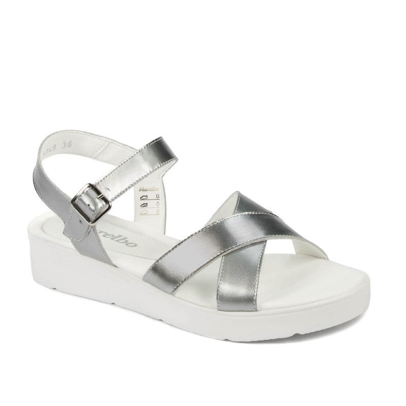 Damensandalen 5049-1 silber