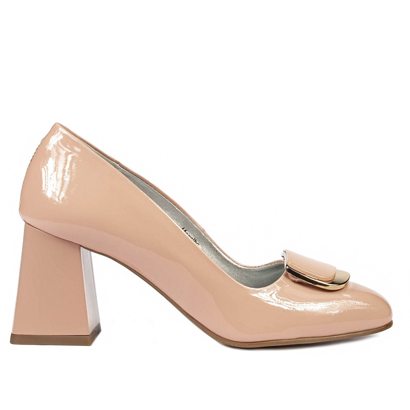 Elegante Damenschuhe 1291 Lack Nude