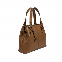 Damentasche Schultertasche 004g cognacbraun