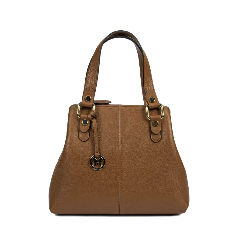 Damentasche Schultertasche 004g cognacbraun