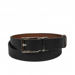 Damen-Gürtel 22m zweifarbig biz schwarz+braun