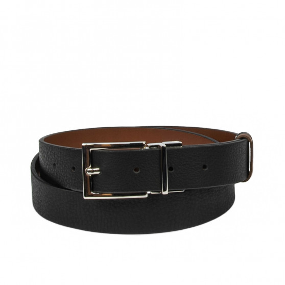 Damen-Gürtel 22m zweifarbig biz schwarz+braun Damen-Gürtel 22m zweifarbig biz schwarz+braun