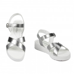Damensandalen 5049-1 silber