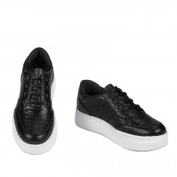 Damen Sportschuhe 6059 Schwarz kombiniert
