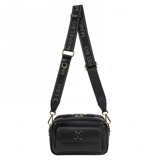 Damentasche Schultertasche 006g Schwarz Saffiano Damentasche Schultertasche 006g Schwarz Saffiano
