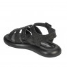 Damensandalen 5089 schwarz