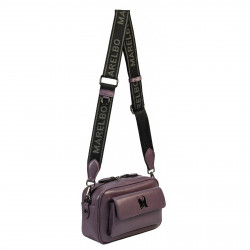 Damen Schultertasche 006g lila