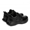 Damen-Sportschuhe 6060 in Schwarz kombiniert