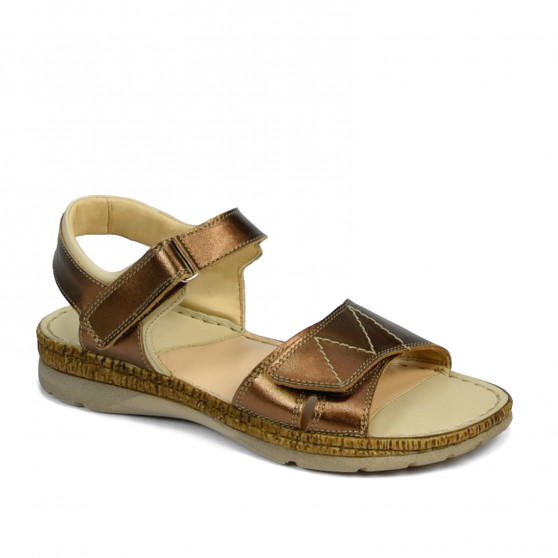 Damensandalen 5090 kupfer kombiniert Damensandalen 5090 kupfer kombiniert