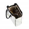 Damentasche Handtasche 002g weiß+schwarz
