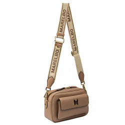 Damentasche Schultertasche 006g Capuccino