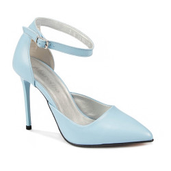 Elegante Damenschuhe 1296 Blau