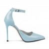 Elegante Damenschuhe 1296 Blau