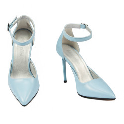 Elegante Damenschuhe 1296 Blau