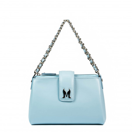 Damentasche Schultertasche 003g Babyblau