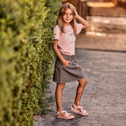 Kindersandalen 540 Puderfarbe lifestyle