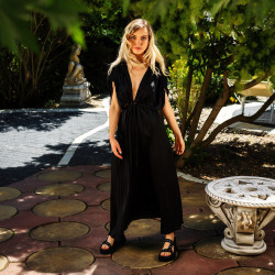 Damensandalen 5083 schwarz