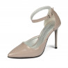 Elegante Damenschuhe 1296 Lack Cappuccino