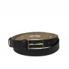 Damen-Gürtel 40m schwarz geprägt