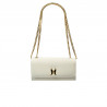Damenhandtasche zum Umhängen 012g Beige Latte Kaviar