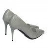 Elegante Damenschuhe 1293 Lack Grau
