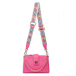 Damentasche Schultertasche 003g 01 Fuchsia