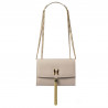 Damentasche Schultertasche 009g Beige Kaviar