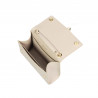 Damentasche Schultertasche 009g Beige Kaviar