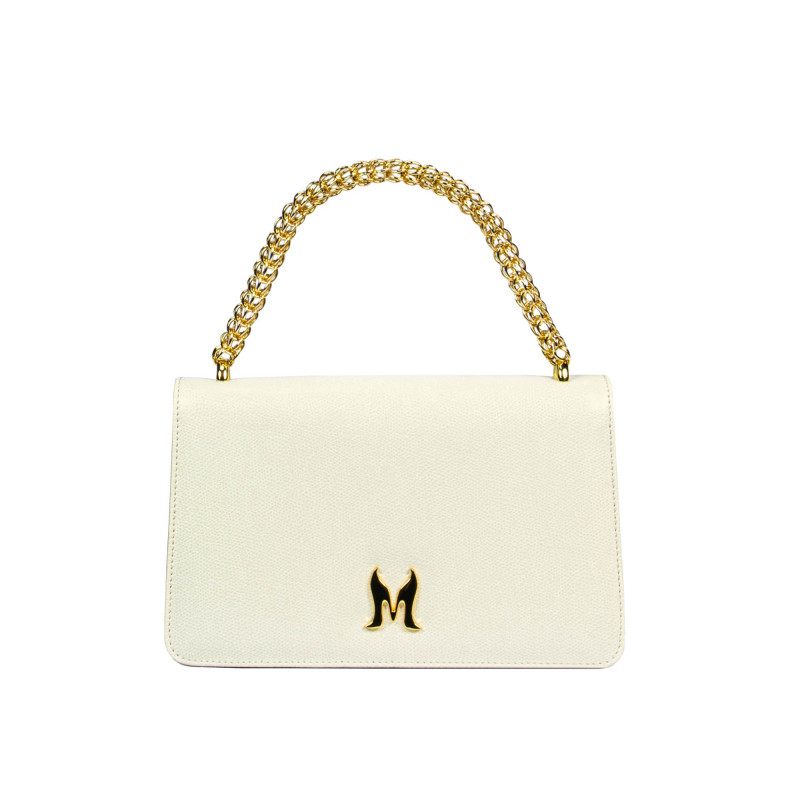 Damentasche Umhängetasche 010g beige Latte Caviar