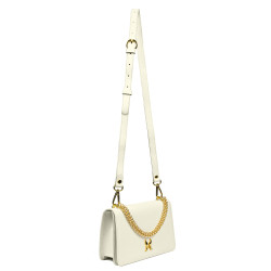 Damentasche Umhängetasche 010g beige Latte Caviar