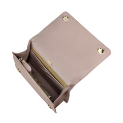 Damenschultertasche 010g rosa Safiano