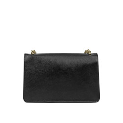 Damentasche Schultertasche 010g schwarz Saffiano