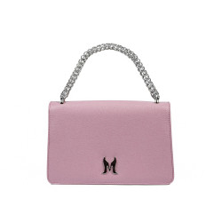 Damen-Schultertasche 010g 01 violett safiano