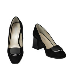 Elegante Damenschuhe 1291 Schwarz Antilope