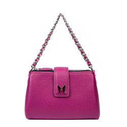 Damentasche Schultertasche 003g 01 violett