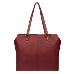 Damentasche Handtasche 001g weinrot