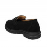 Damen Casual Schuhe 6069 schwarzes Veloursleder