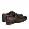 Elegante Herrenschuhe 958 a Kaffee