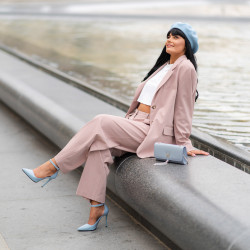 Elegante Damenschuhe 1296 Blau lifestyle