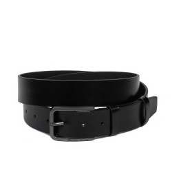 Herren Gürtel 65b glänzend schwarz