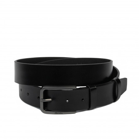 Herren Gürtel 65b glänzend schwarz