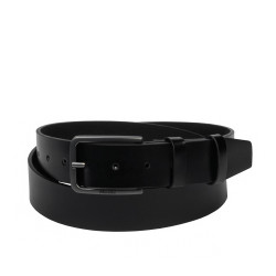 Herren Gürtel 65b glänzend schwarz