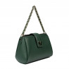 Damen Schultertasche 003g Biz Grün+Multicolor