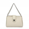Schultertasche für Damen 003g 01 beige Latte