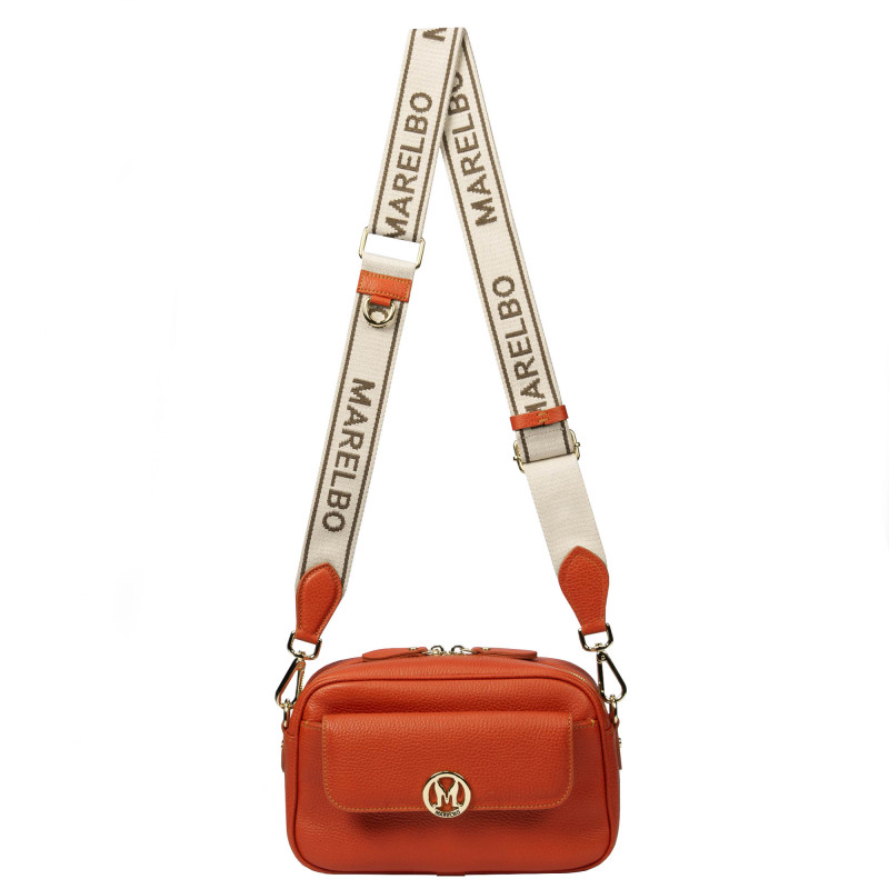 Damen Schultertasche 014g orange