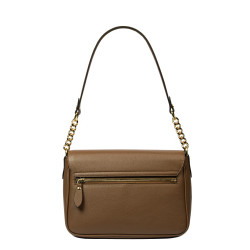 Damen-Umhängetasche 015g Cognacbraun
