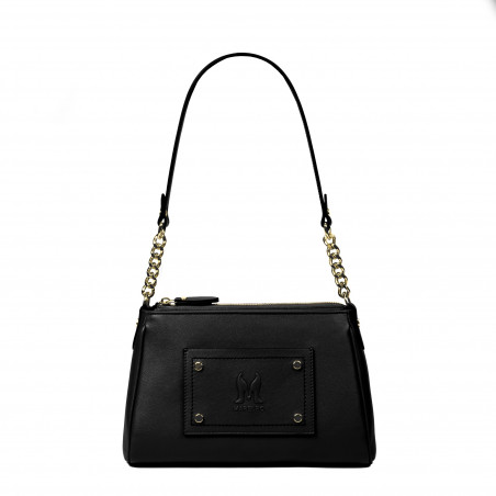 Damentasche Schultertasche 016g schwarz