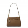 Damen-Umhängetasche 016g Cognac Braun