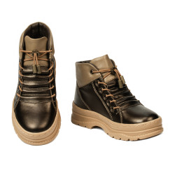 Kinderstiefel 3030 kombinierte Bronze